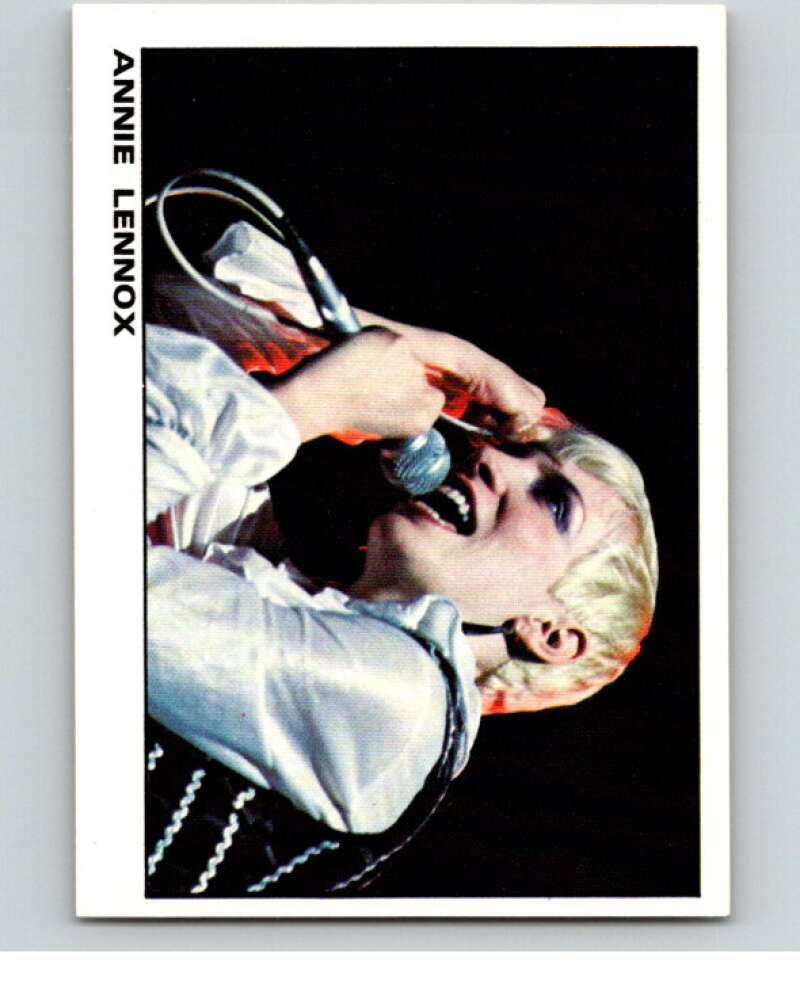 1980 Rock and Pop Collection Album Stickers #81 Annie Lennox V68060 Image 1