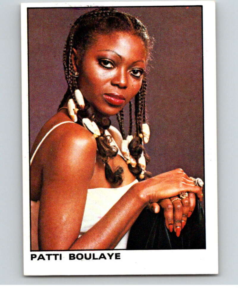1980 Rock and Pop Collection Album Stickers #91 Patti Boulaye V68071 Image 1