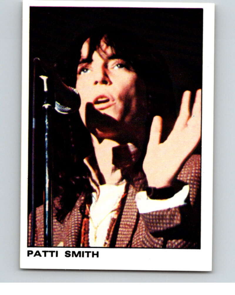 1980 Rock and Pop Collection Album Stickers #92 Patti Smith V68073 Image 1