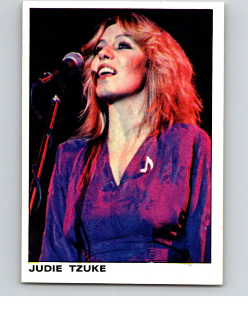 1980 Rock and Pop Collection Album Stickers #96 Judie Tzuke V68075 Image 1