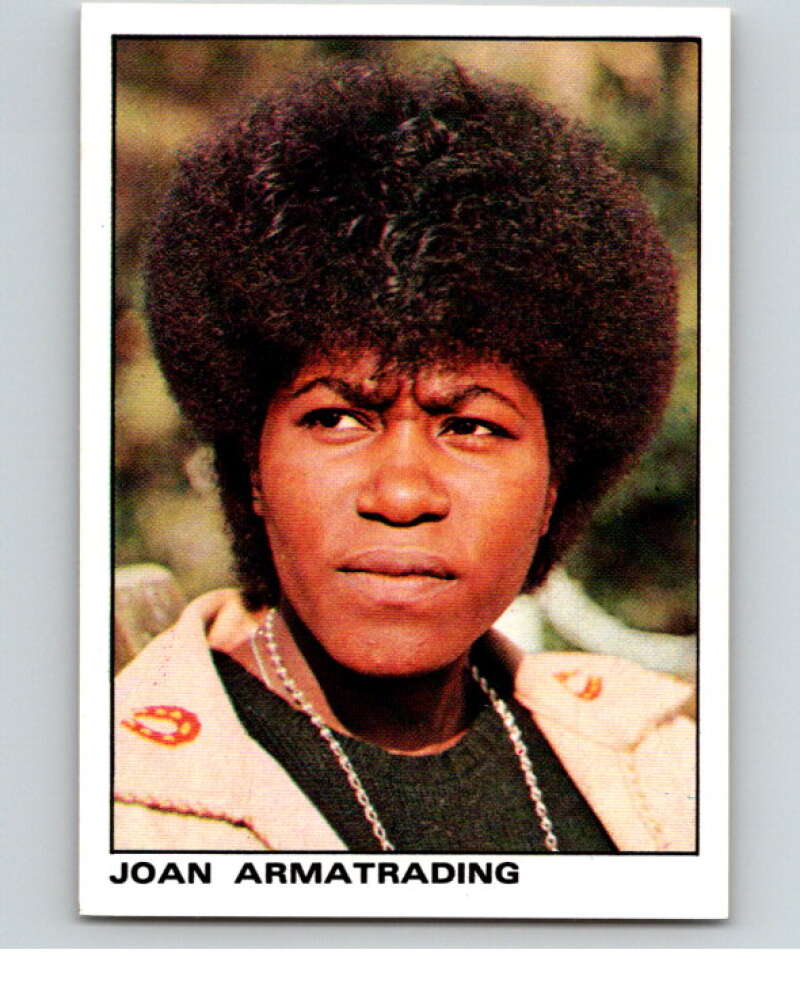 1980 Rock and Pop Collection Album Stickers #97 Joan Armstrong V68076 Image 1
