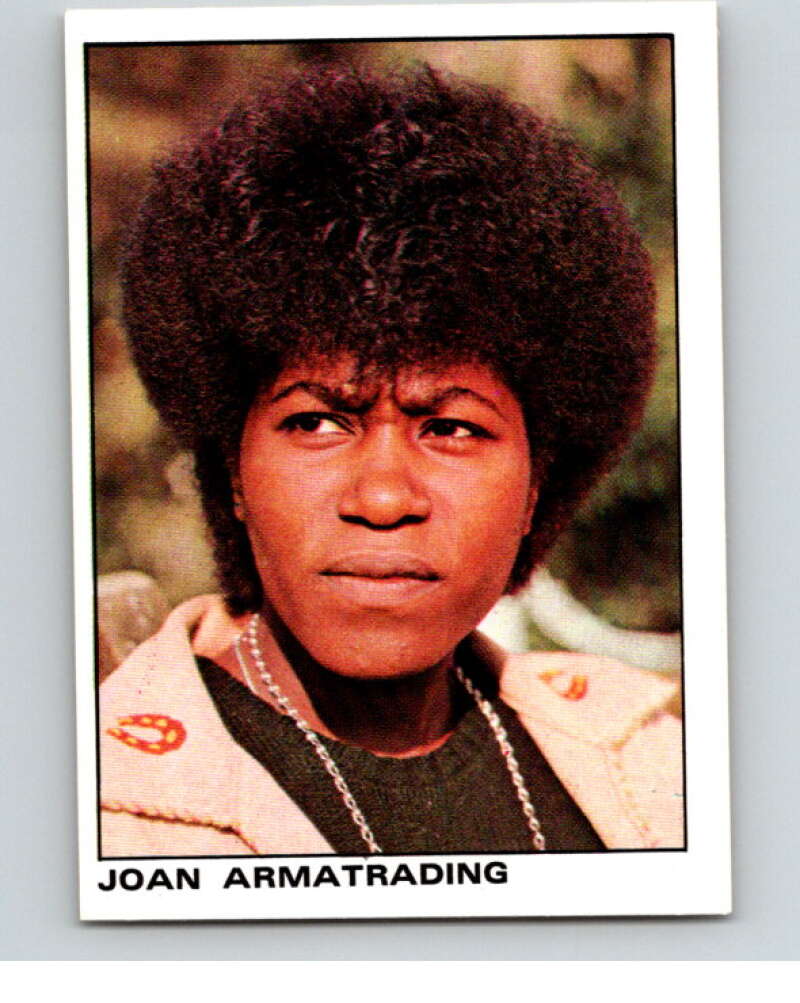 1980 Rock and Pop Collection Album Stickers #97 Joan Armstrong V68077 Image 1