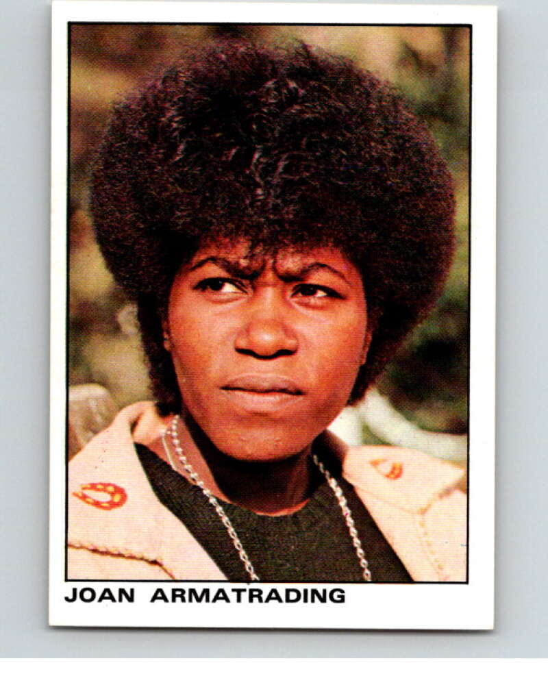 1980 Rock and Pop Collection Album Stickers #97 Joan Armstrong V68078 Image 1