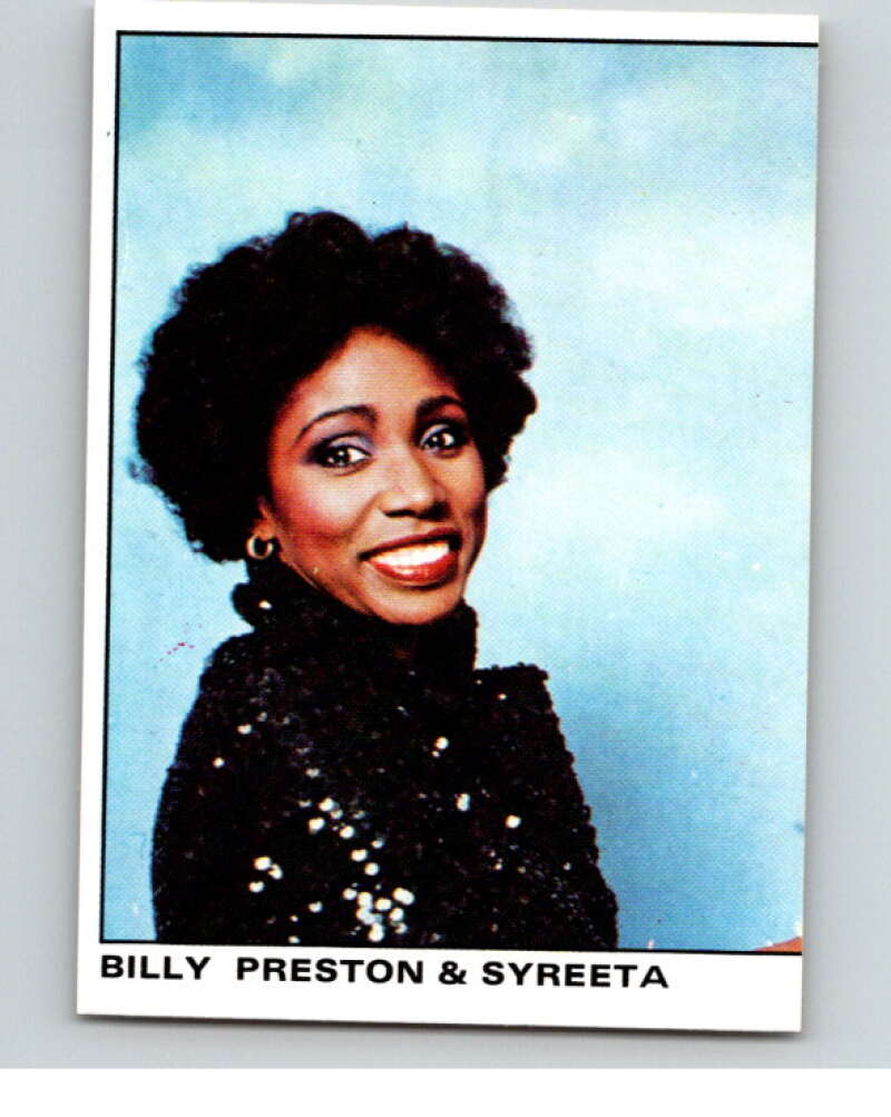 1980 Rock and Pop Collection Album Stickers #116 Billy Preston V68094 Image 1