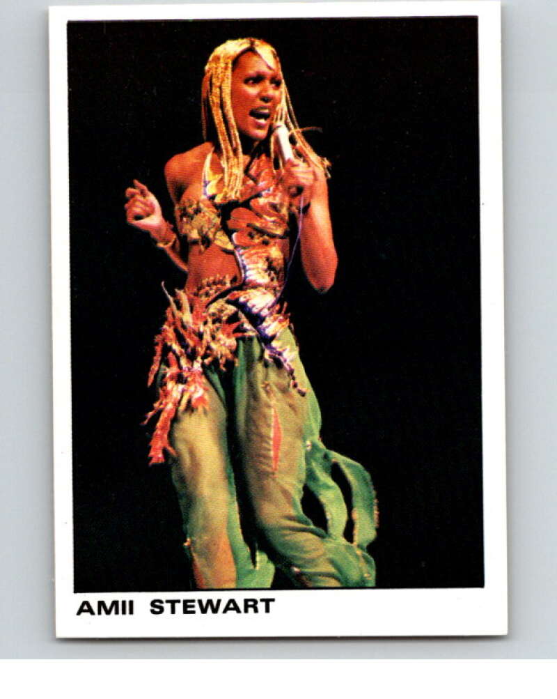1980 Rock and Pop Collection Album Stickers #118 Amii Stewart V68095 Image 1
