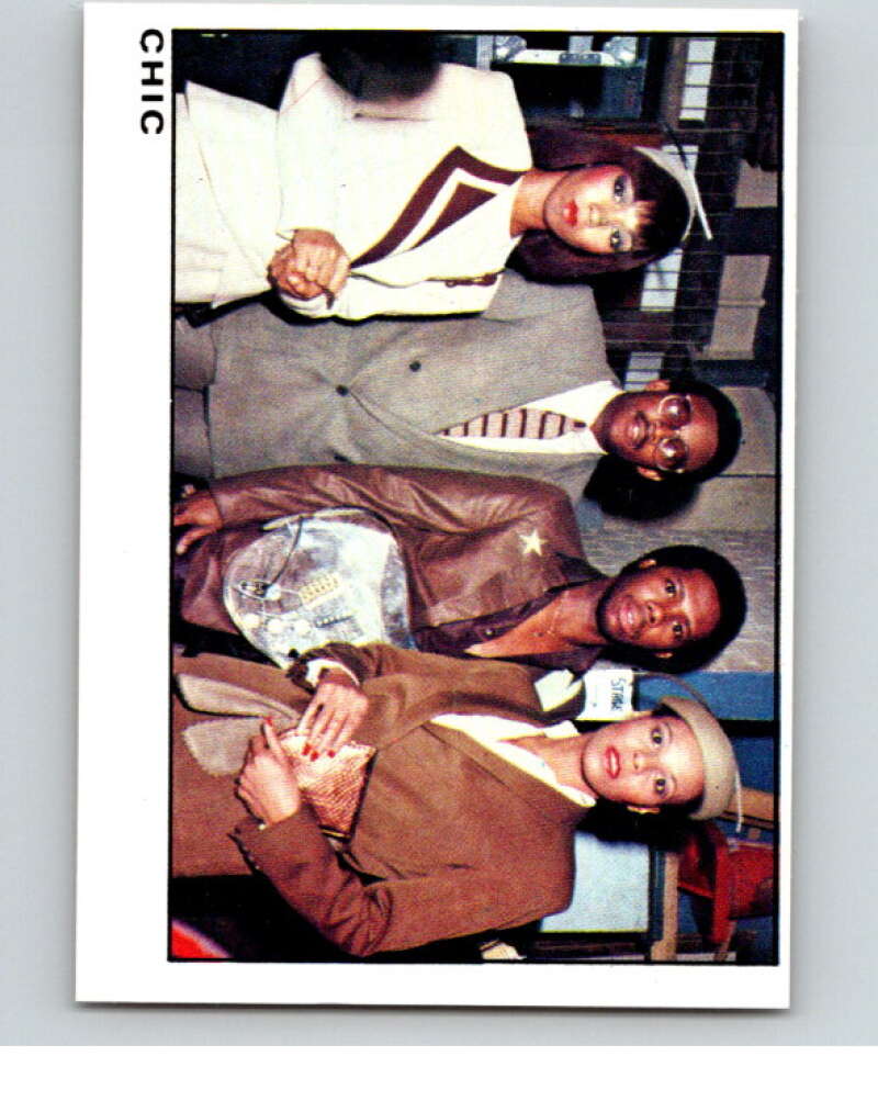 1980 Rock and Pop Collection Album Stickers #119 Chic V68097 Image 1