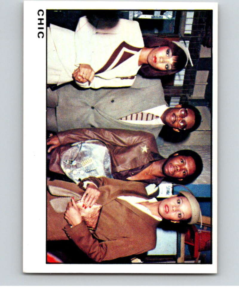 1980 Rock and Pop Collection Album Stickers #119 Chic V68098 Image 1