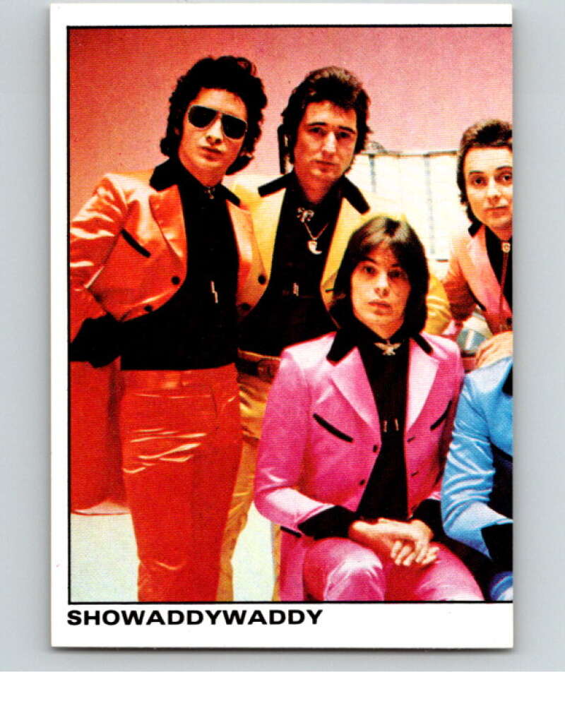 1980 Rock and Pop Collection Album Stickers #128 Showaddywaddy V68111 Image 1