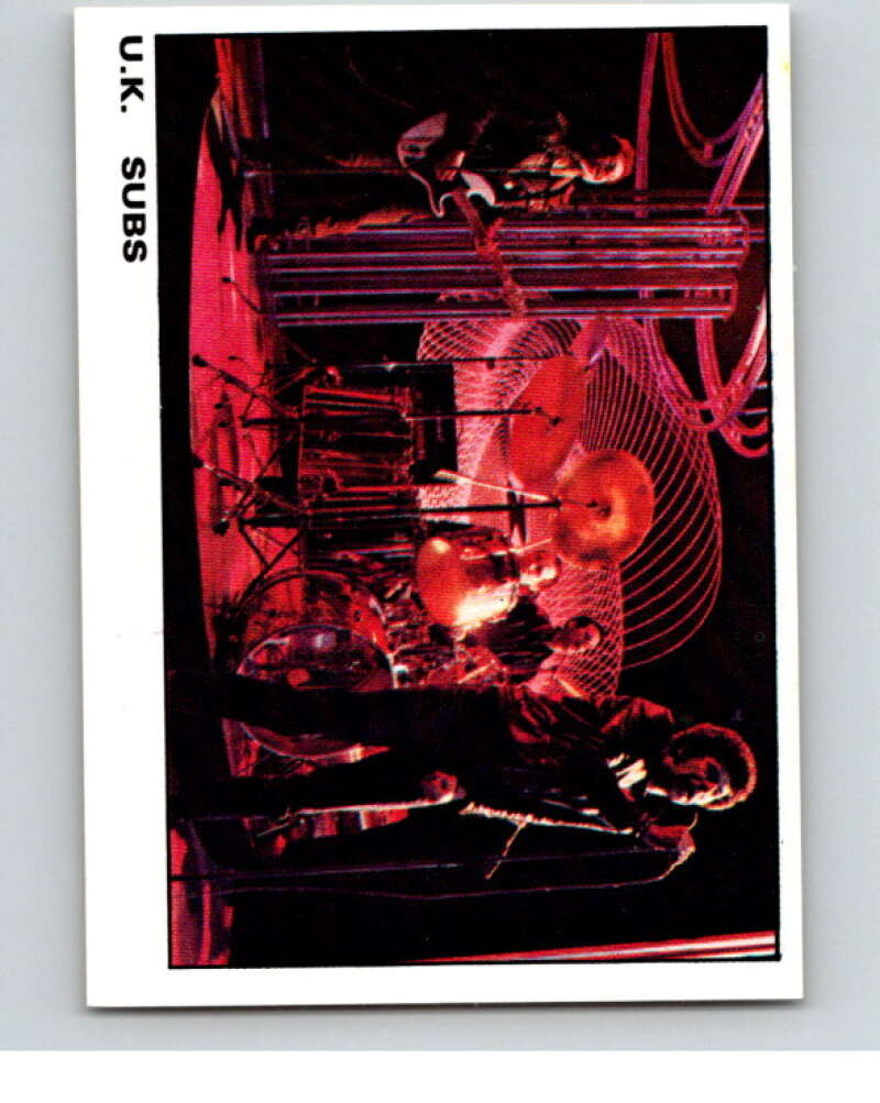 1980 Rock and Pop Collection Album Stickers #134 U.K. Subs V68114 Image 1