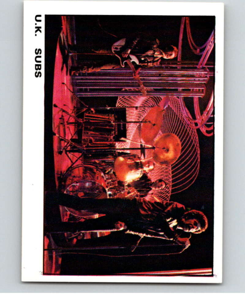 1980 Rock and Pop Collection Album Stickers #134 U.K. Subs V68115 Image 1