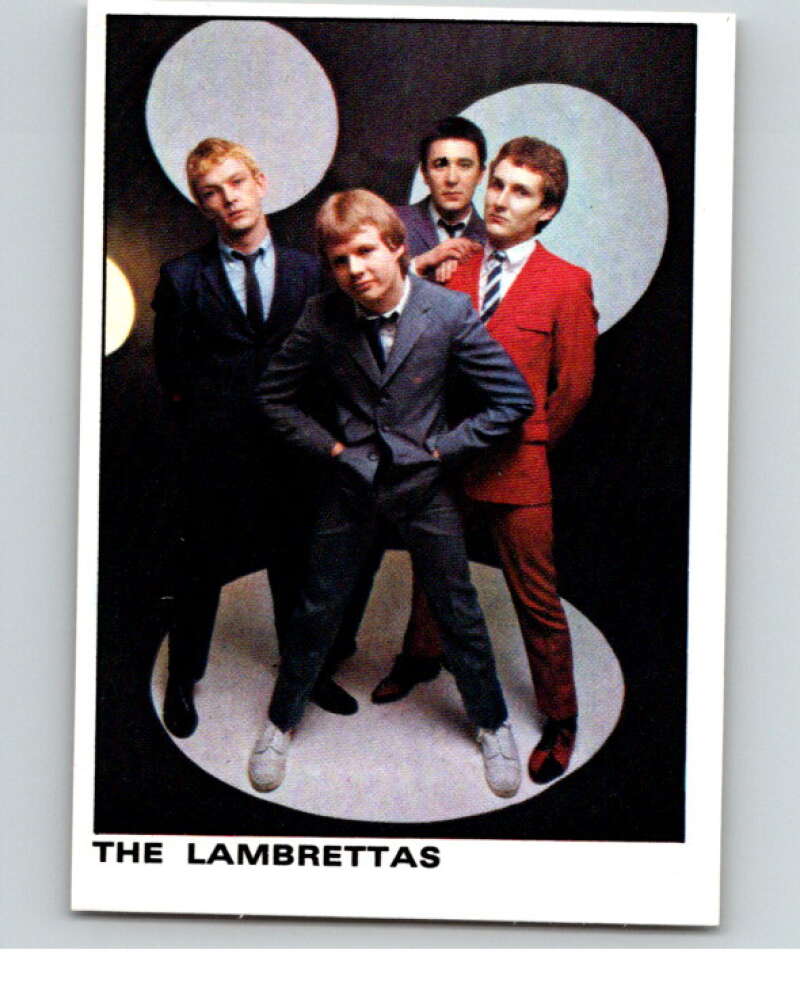 1980 Rock and Pop Collection Album Stickers #139 The Lambrettas V68121 Image 1