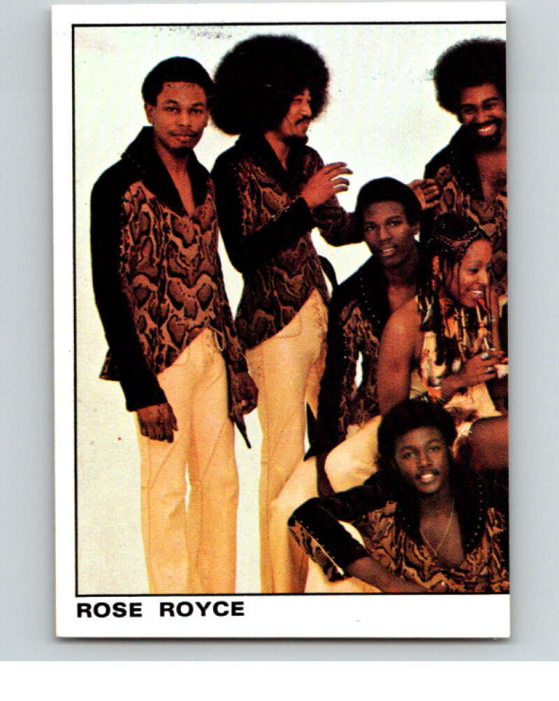 1980 Rock and Pop Collection Album Stickers #142 Rose Royce V68125 Image 1