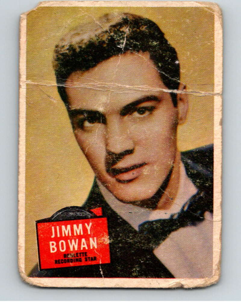 1957 Topps Hit Stars #5 jimmy Bowen V68134 Image 1