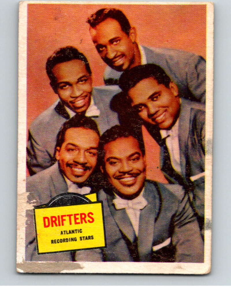 1957 Topps Hit Stars #14 The Drifters V68135 Image 1