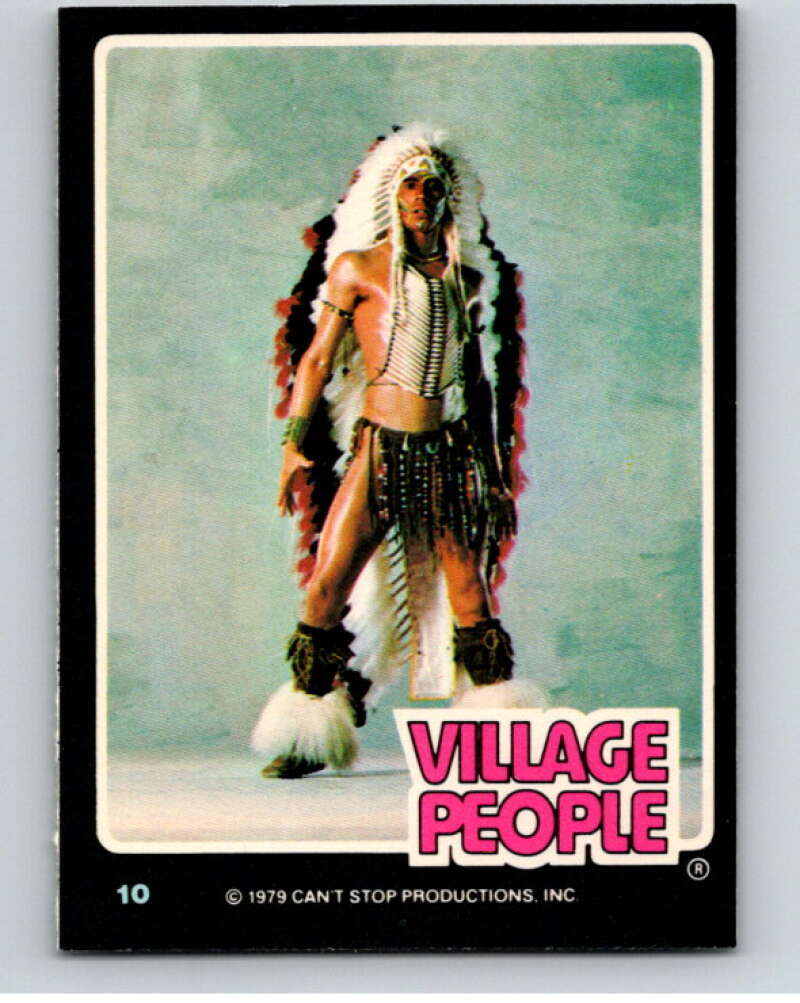1979 Donruss Rock Stars #10 Village People Felipe Rose V68150 Image 1