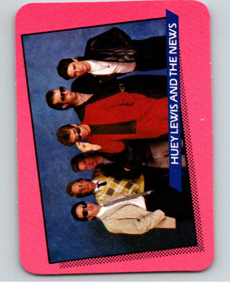 1985 Rock Star Concert #35 Huey Lwis & the News V68172 Image 1