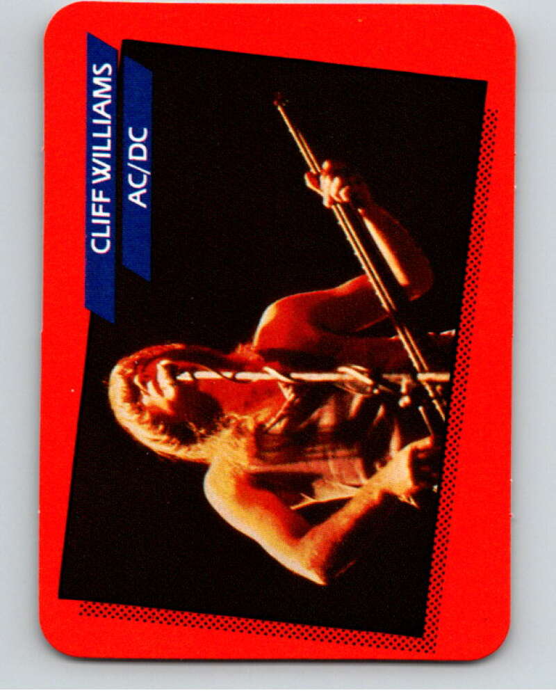 1985 Rock Star Concert #85 Cliff Williams AC/DC V68182 Image 1