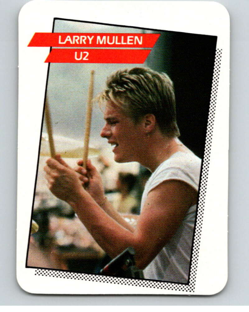 1985 Rock Star Concert #107 Larry Mullen U2 V68193 Image 1