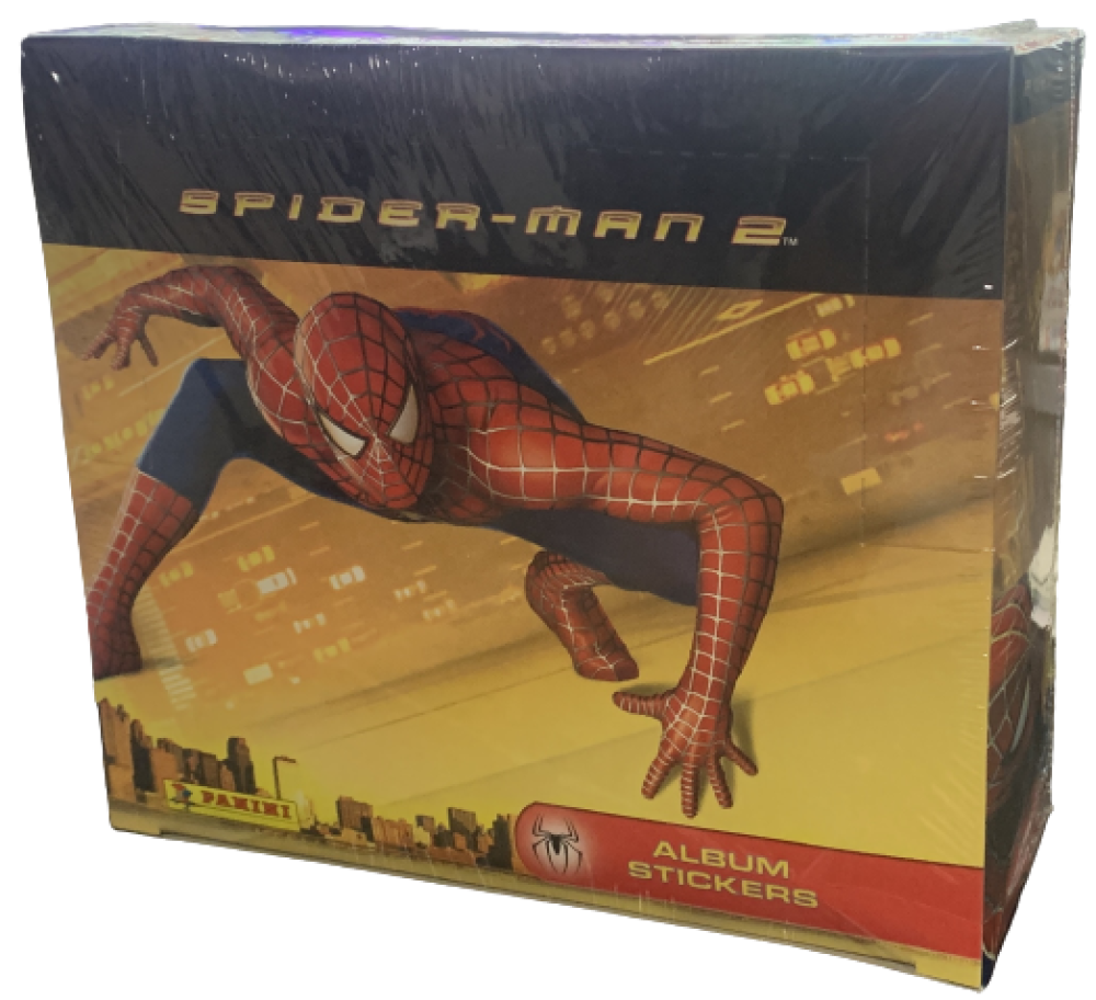 2004 Panini Marvel Spider-Man 2 Sealed 48 Album Sticker Pack Box  Image 1