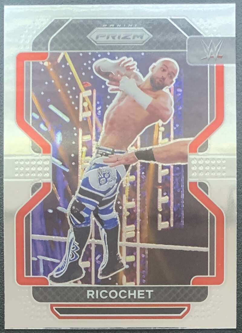 2022 Panini Prizm WWE #145 Ricochet SmackDown V68255 Image 1