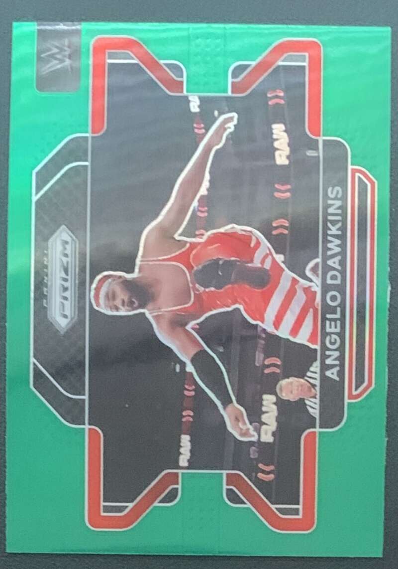 2022 Panini Prizm WWE Prizmatic Entrances Green #16 Kofi Kingston V68301 Image 1