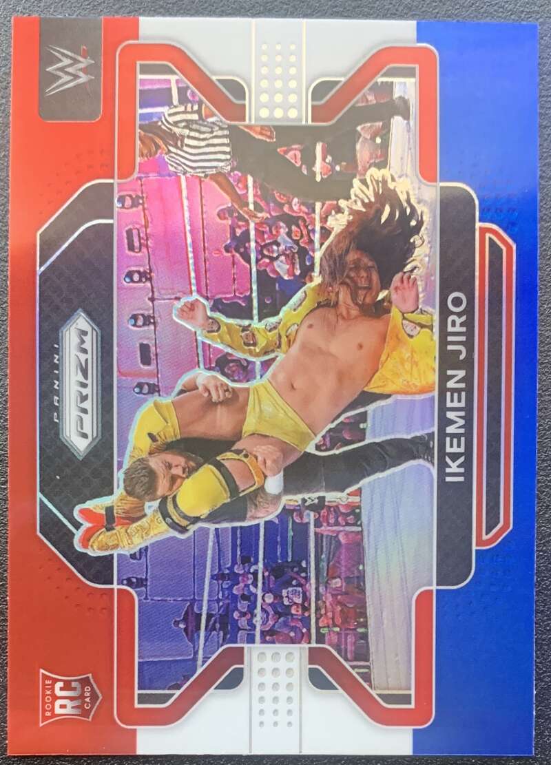 2022 Panini Prizm WWE Red White Blue #81 Ikemen Jiro V68310 Image 1