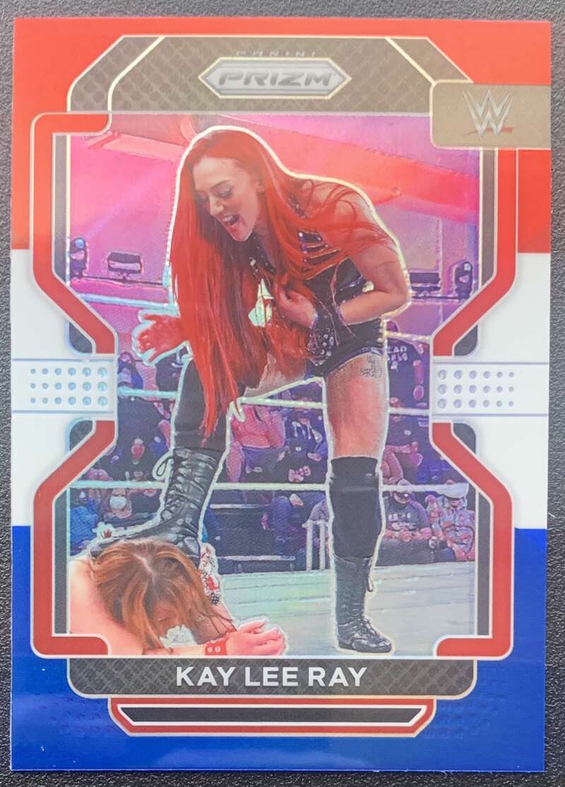 2022 Panini Prizm WWE Red White Blue #106 Kay Lee Ray V68313 Image 1