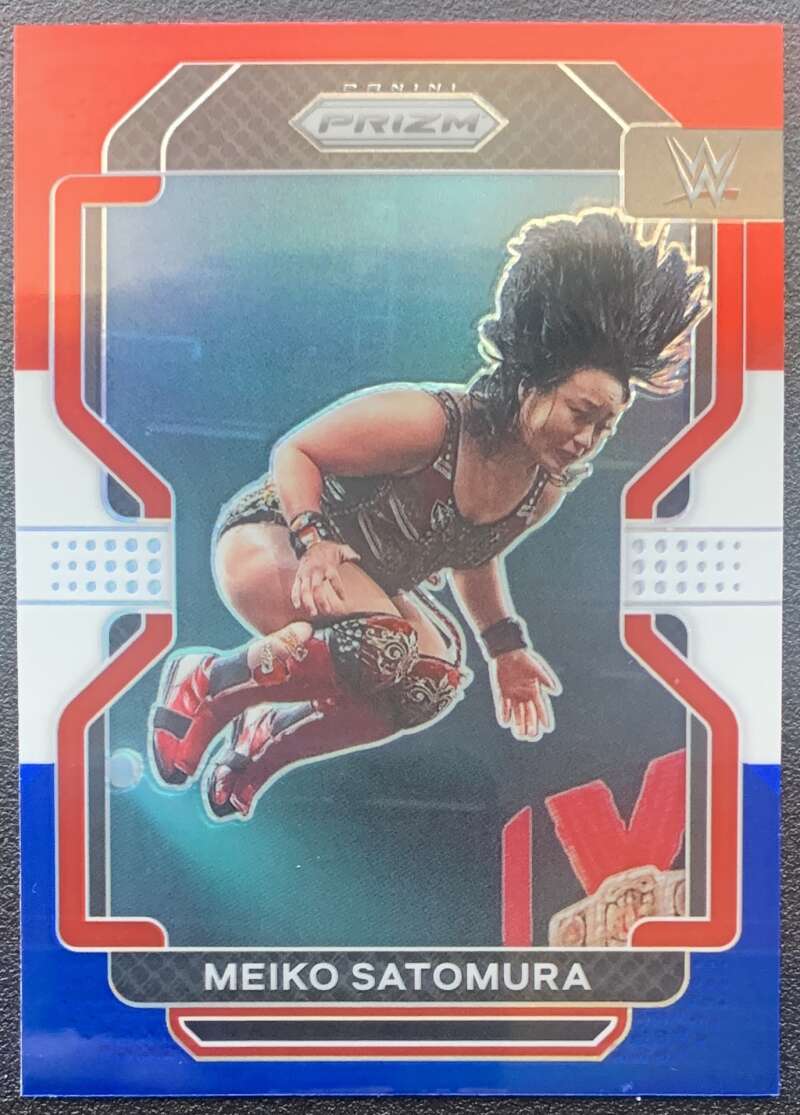2022 Panini Prizm WWE Red White Blue #116 Meiko Satomura V68314 Image 1