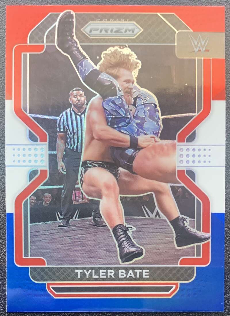 2022 Panini Prizm WWE Red White Blue #122 Tyler Bate V68317 Image 1