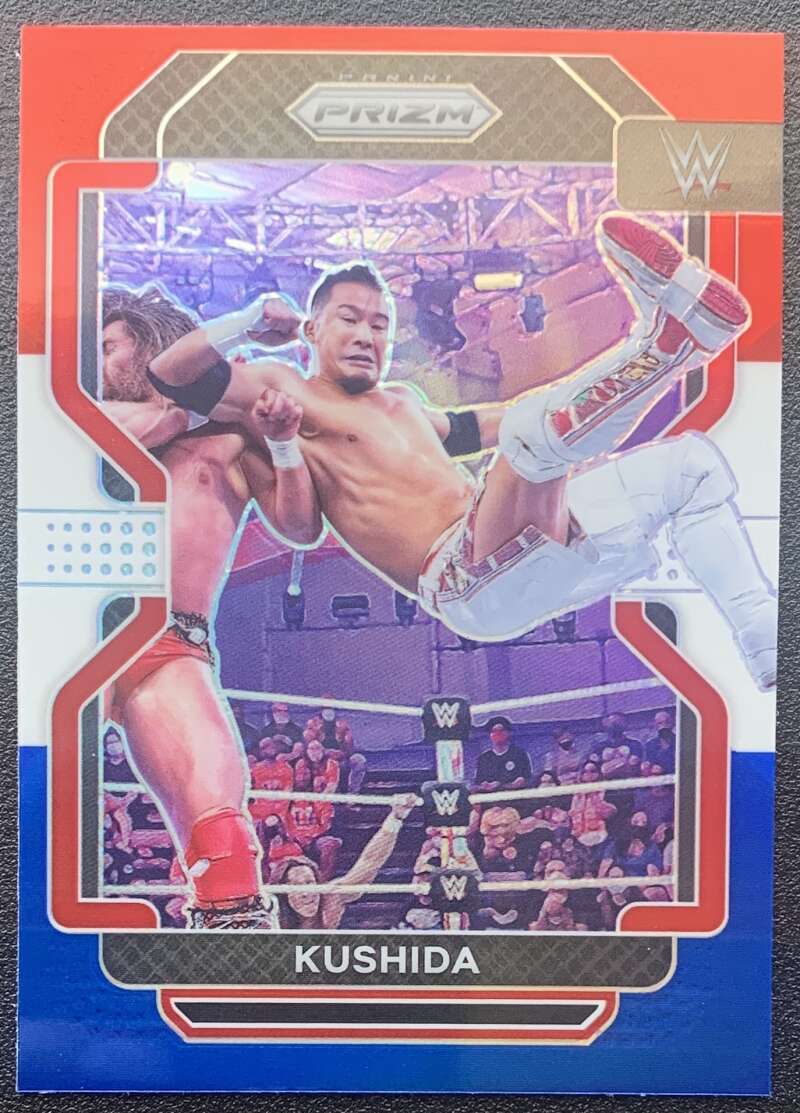 2022 Panini Prizm WWE Red White Blue #133 Kushida V68320 Image 1