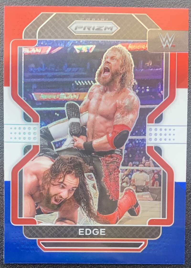 2022 Panini Prizm WWE Red White Blue #164 Edge V68324 Image 1