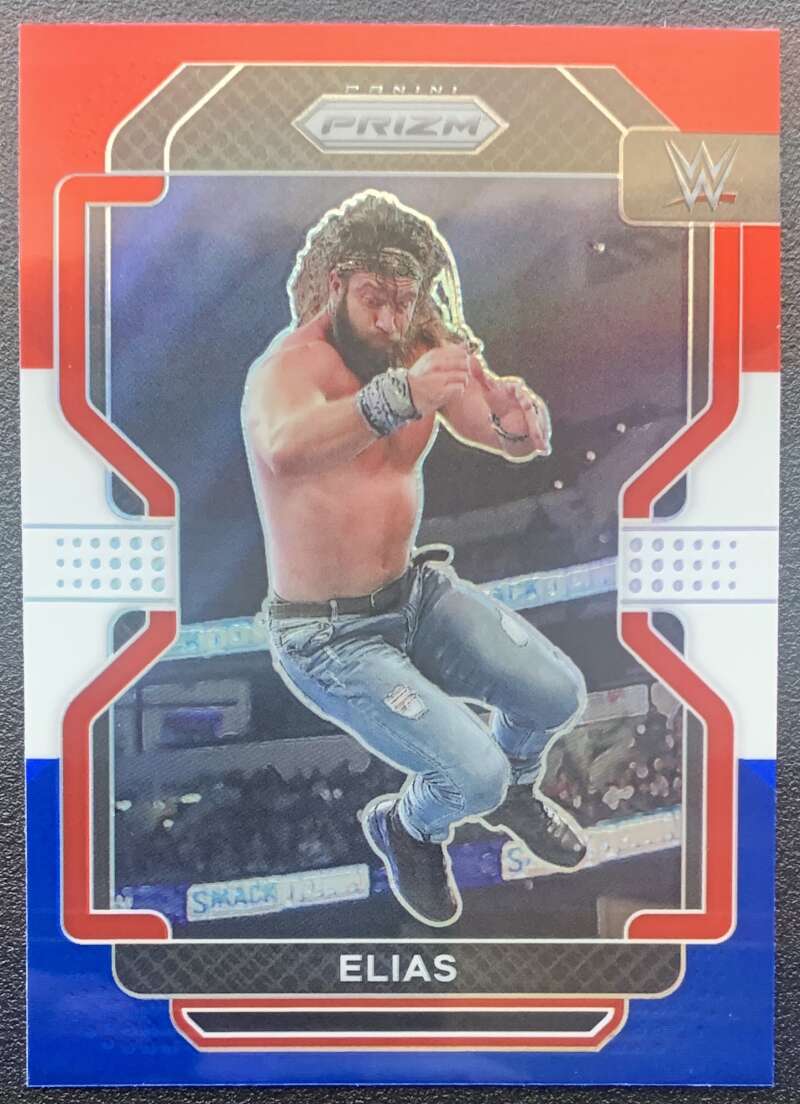 2022 Panini Prizm WWE Red White Blue #173 Elias V68325 Image 1