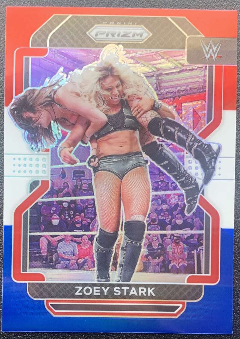 2022 Panini Prizm WWE Red White Blue #176 Zoey Stark V68327 Image 1