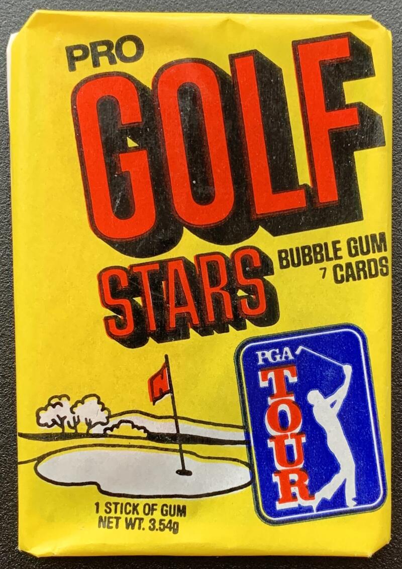 1981 Donruss Golf Stars PGA Tour Sealed Pack - 7 Cards + Gum V68333 Image 1