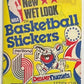 1977-78 Fleer Basketball Hobby Sticker Pack - 5 Card/Stickers Pack + Gum Image 1