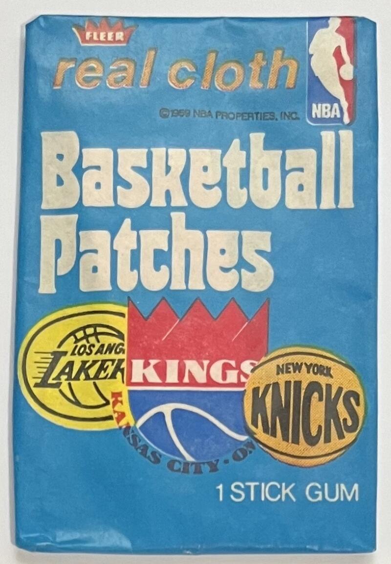 1974 Fleer Basketball Real Cloth Patches Sealed pack - With Gum Inside V68335 Image 1