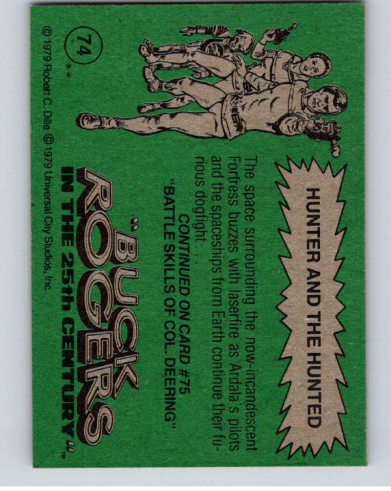 1979 Topps Buck Rogers #74 Hunter and the Hunted V68472 Image 2