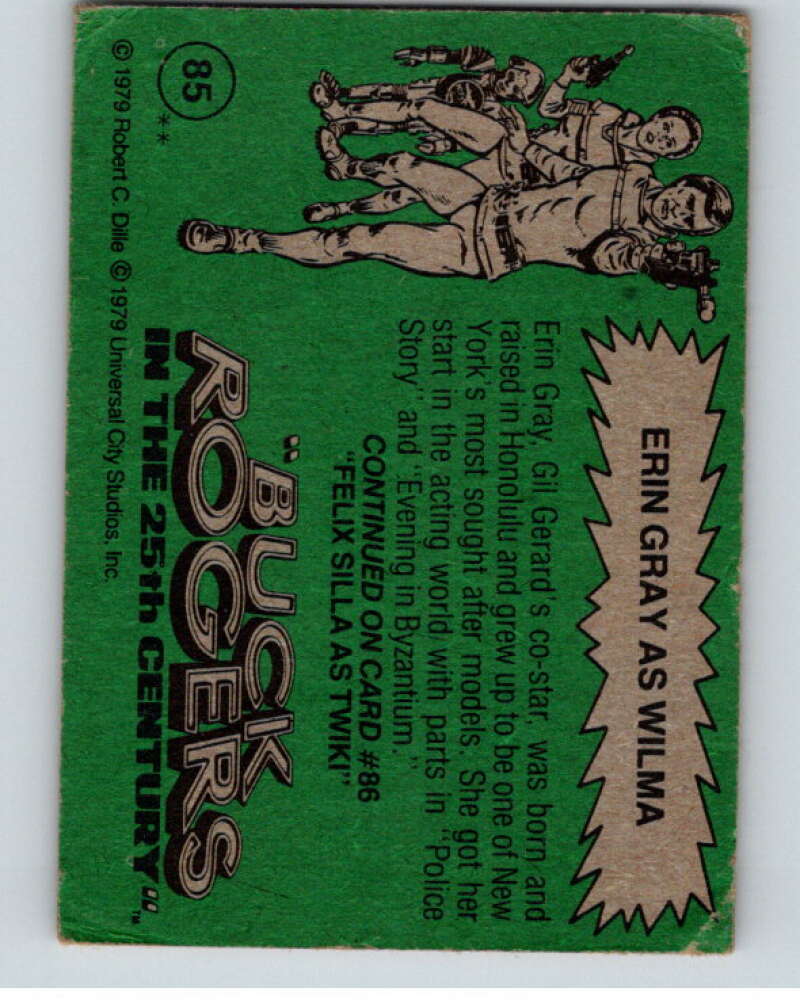 1979 Topps Buck Rogers #85 Erin Gray as Wilma V68480 Image 2