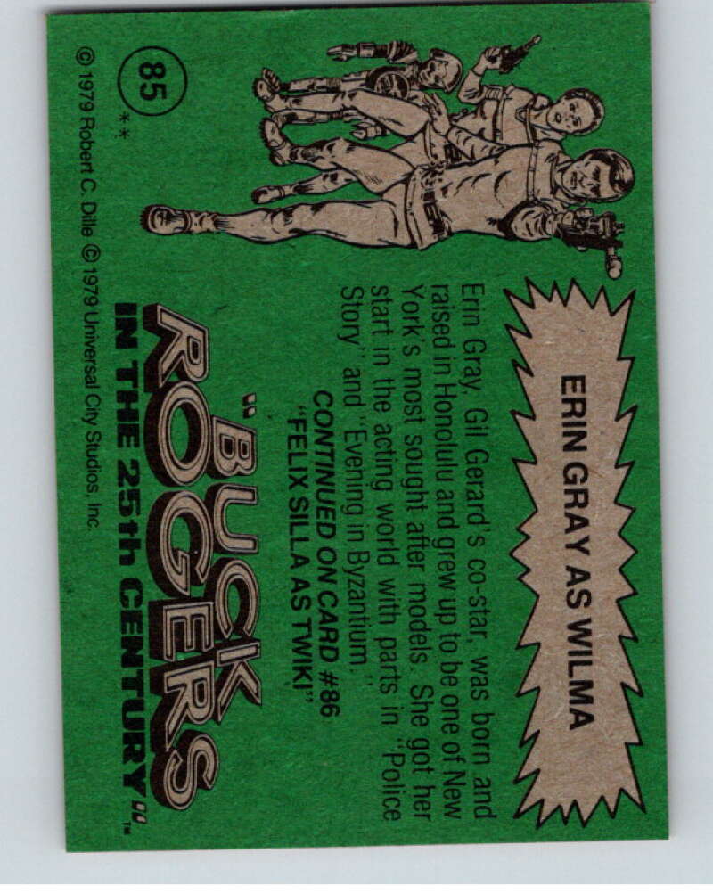1979 Topps Buck Rogers #85 Erin Gray as Wilma V68481 Image 2