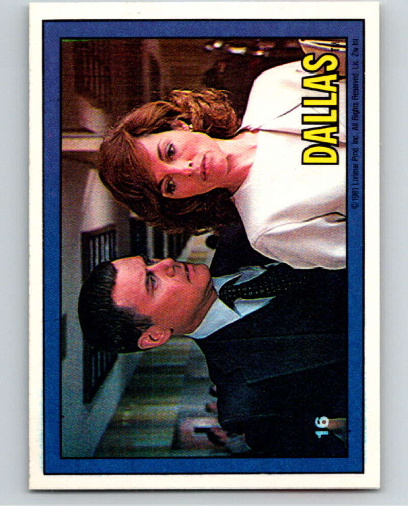 1981 Dalls TV Show #16 J.R / Sue Ellen V68491 Image 1