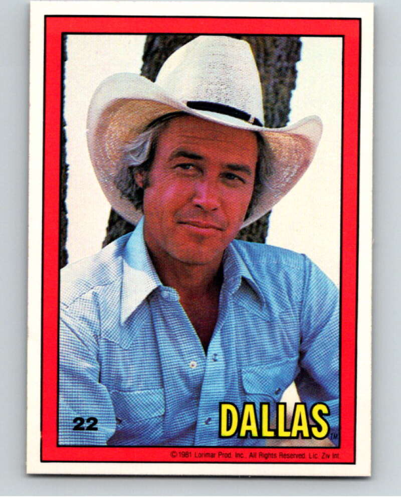 1981 Dalls TV Show #22 Ray Krebbs V68493 Image 1