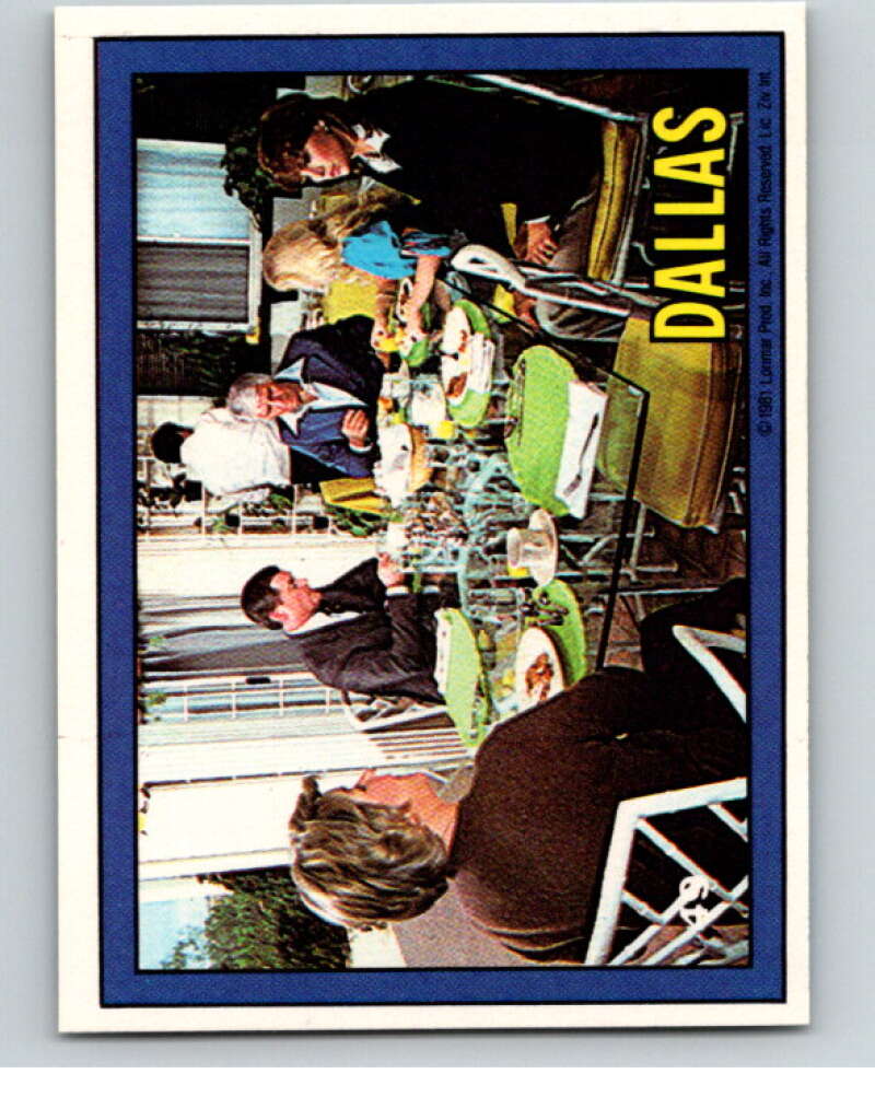 1981 Dalls TV Show #49 Dinner V68509 Image 1