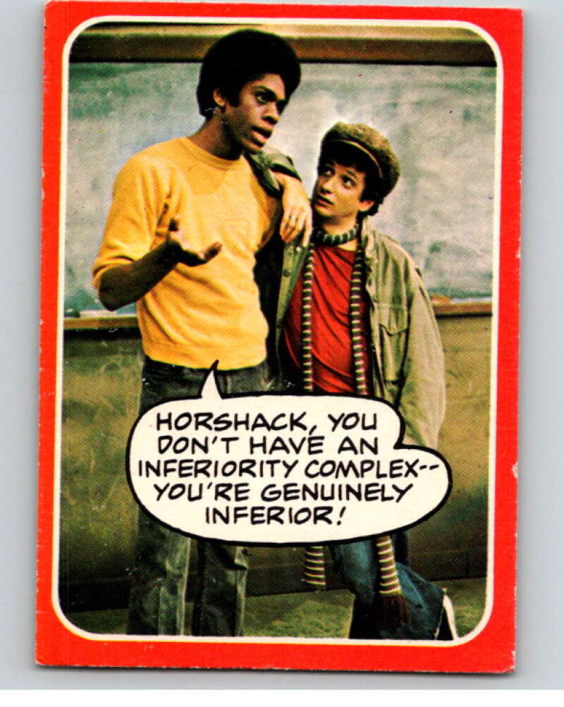 1976 OPC Welcome Back Kotter #11 Horshack, You Don't Have.. V68543 Image 1