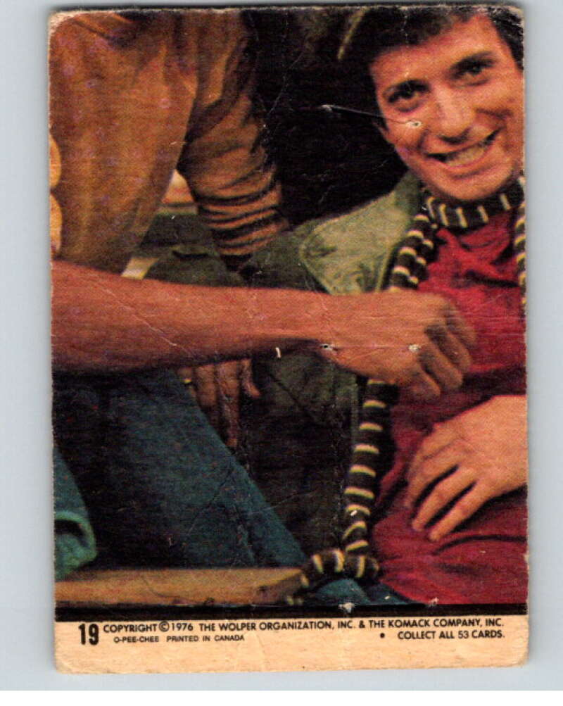 1976 OPC Welcome Back Kotter #19 I'd throw you a kiss.. V68548 Image 2