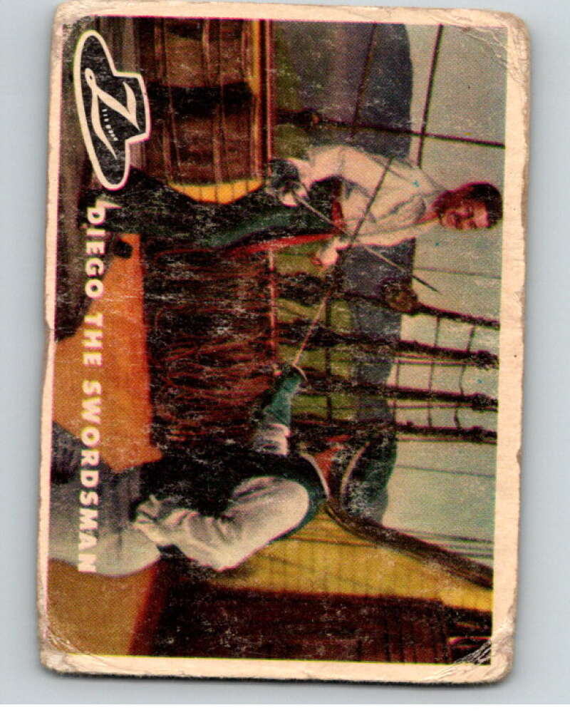 1958 Topps Zorro #2 Diego the Swordsman V68672 Image 1
