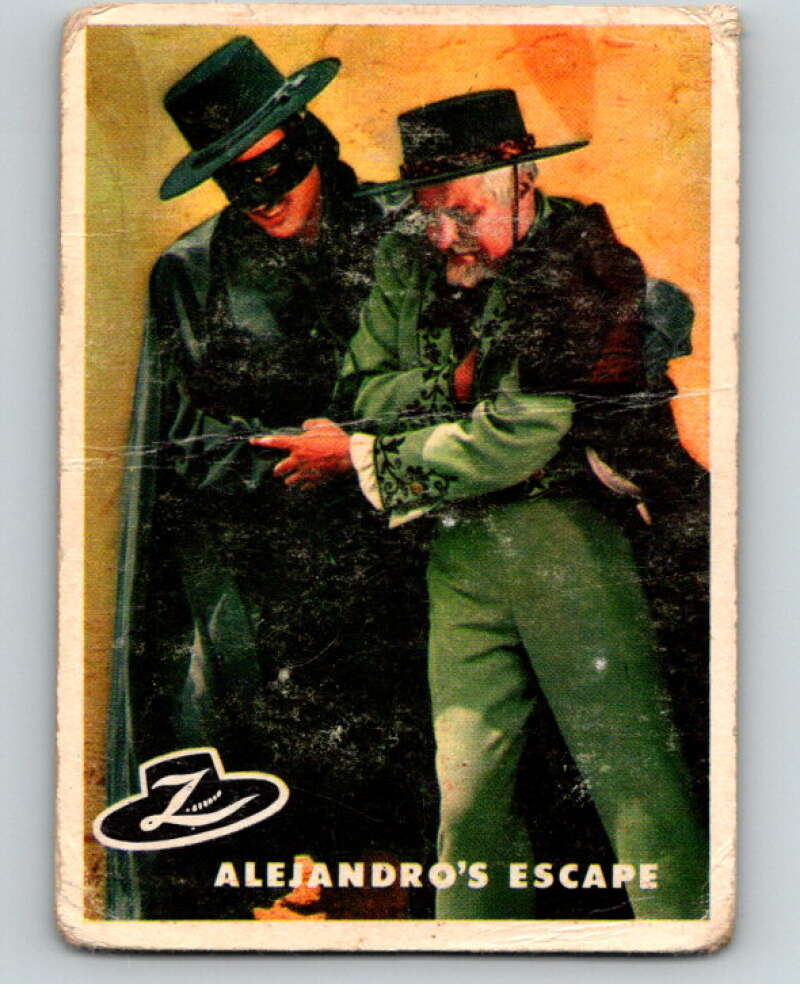 1958 Topps Zorro #66 Alejandro's Escape V68675 Image 1