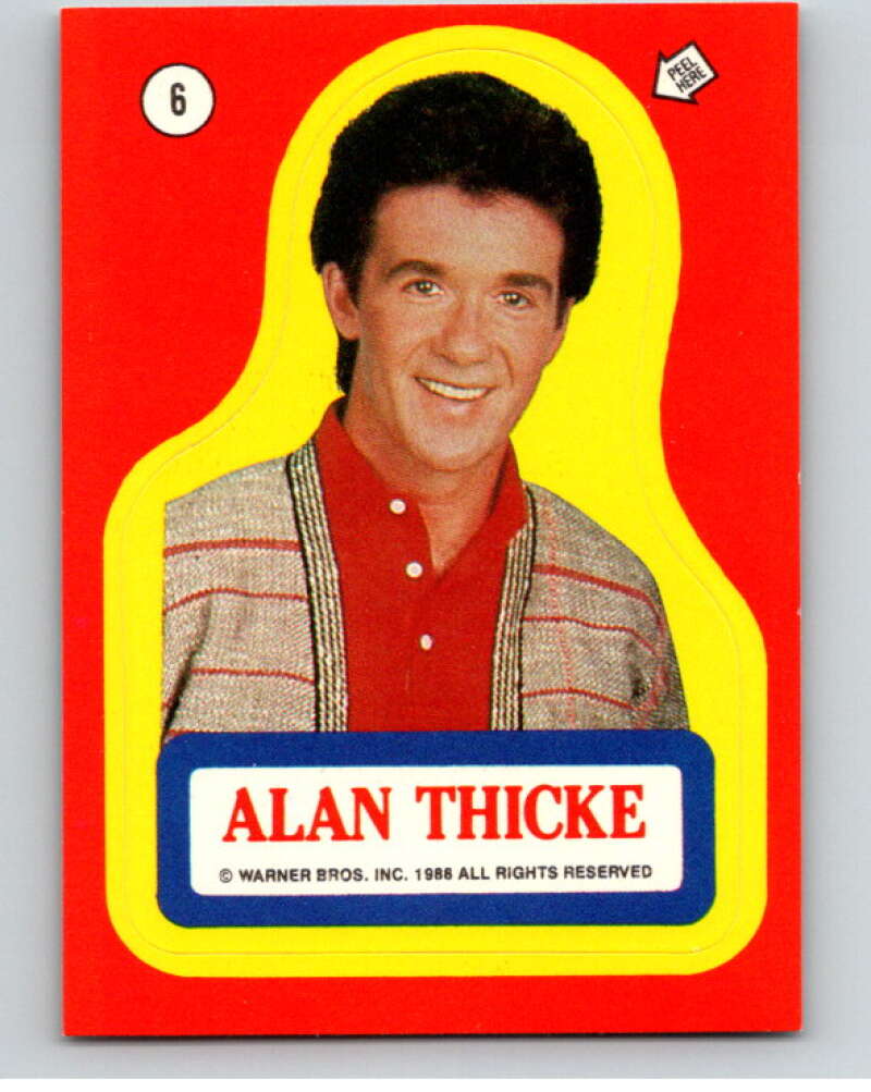 1988 Growing Pains Stickers #6 Alan Thicke V68689 Image 1