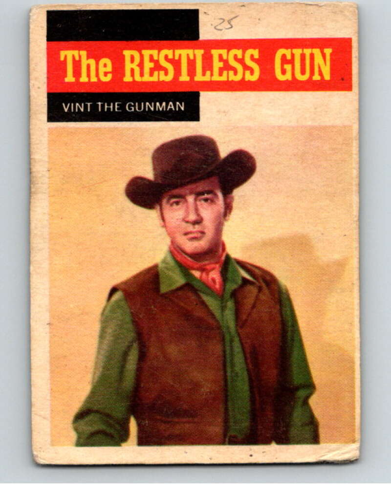 1958 TV Westerns #54 Vint the Gunman V68825 Image 1