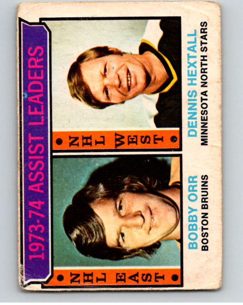 1975-76 O-Pee-Chee #209 Orr/Clarke LL Bruins/Flyers V68836 Image 1