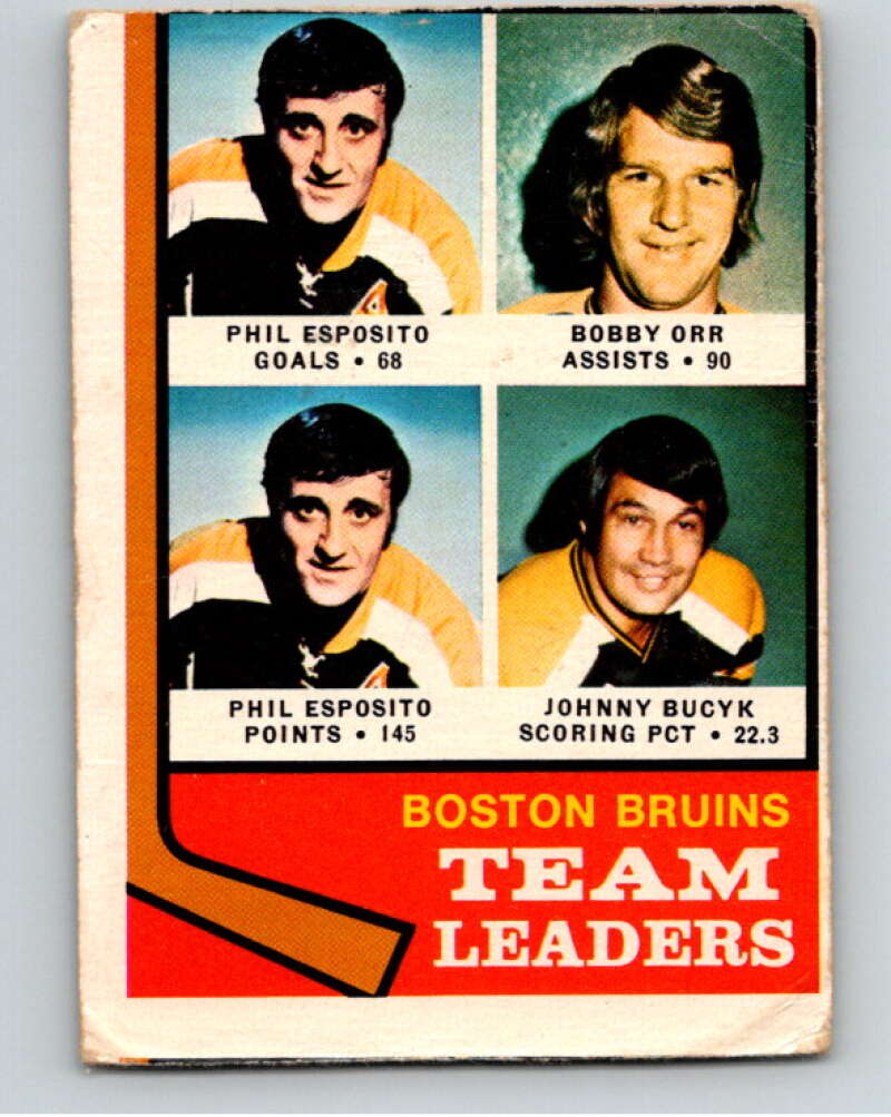 1975-76 O-Pee-Chee #209 Orr/Clarke LL Bruins/Flyers V68837 Image 1